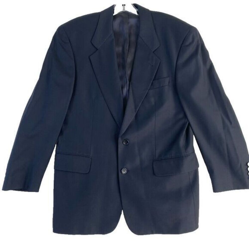 Boss Hugo Boss Loro Piana Blazer Men's Sz 36SH Black Business Virgin Wool